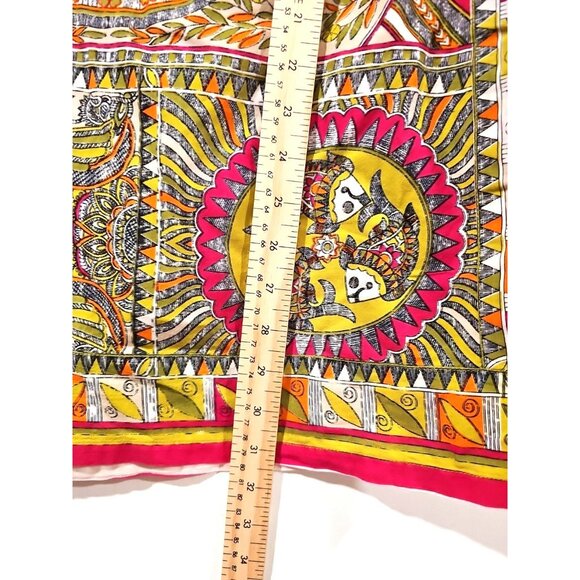 Tunic Women Medium Colorful 100% Cotton Made In India Sequin Slit Light - Picture 4 of 7